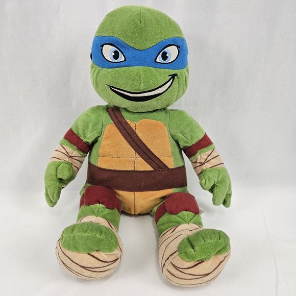 Nickelodeon Build a Bear Leonardo Teenage Mutant Ninja Turtles Plush 2014 TMNT - Picture 1 of 16